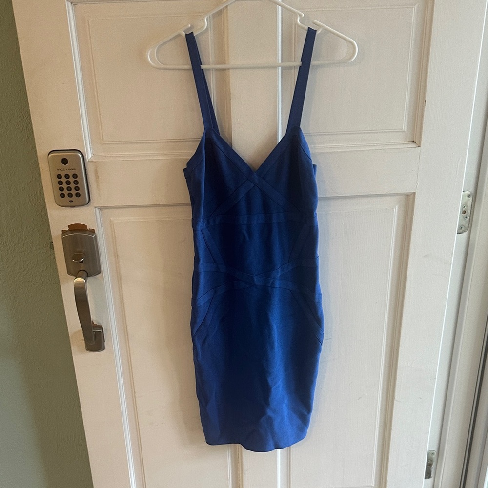 bebe Blue Mini Dress